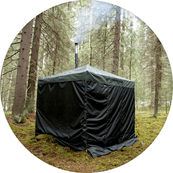Saunateltta valmiina löylyille